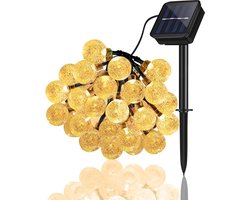 Yurda Tuinverlichting op zonne-energie - Lichtsnoeren - 50 led lampjes + 9 meter - Kerstverlichting buiten -Solar tuinverlichting - Tuinverlichting buiten