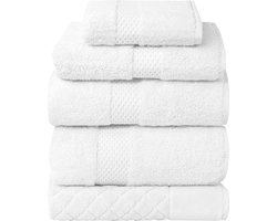 Yves Delorme douchehanddoek- Etoile - Wit - 70x140 cm