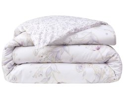 Yves Delorme Givre dekbedovertrek van katoen - Maat 200x200cm kussenovertrek