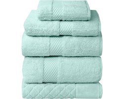 Yves Delorme handdoek - Etoile - Celadon - 55x100 cm