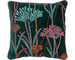 YVETTE | sierkussen 45x45 cm | Mountain View | groen | multicolor | Hoii | met duurzame kussenvulling