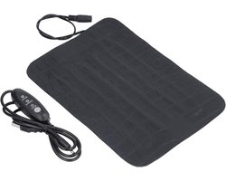 Zaailing Warmtemat - Wortelverwarming - Consistente Temperatuurregeling - Snelle en Gelijkmatige Verwarming - Binnentuinen - 3 Versnellingen Temperatuuraanpassing - PU-leer - Geschikt voor Kamerplanten - Zwart Modell.