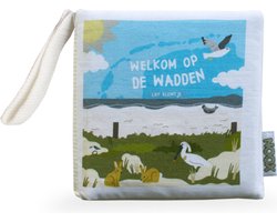 Zacht babyboekje Waddeneilanden - 100% katoen - fairly made - in mooie geschenkverpakking - duurzaam en origineel kraamcadeau