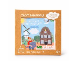 Zacht Babyboekje Westland – Babyboekje – 100% Katoen – Fairly Made – Met Knisper & Strap voor Kinderwagen