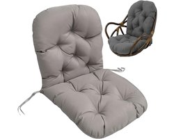 Zacht dik wasbaar kussen voor schommelstoel vervanging voor tuinstoel draaibare lounge stoel kussen outdoor patio kussen comfortabele tuin zitkussen