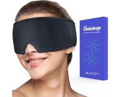 Zacht en comfortabel oogmasker voor verlichting van migraine en donkere kringen - koelmasker en slaapmasker voor heren en vrouwen