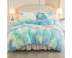 Zacht Pluche Beddengoed 200 x 200 cm met 2 Kussenslopen - Comfortabel en Warm