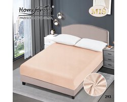 Zacht Pluche Hoeslaken Teddy 160x200cm lichtbeige