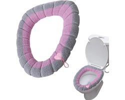 Zacht Toiletbril - Dikkere Badkameraccessoires met Opstaphendel - Verwarmd Toiletkussen, Voor Binnengebruik in Huis en Badkamer - WC Bril Cover