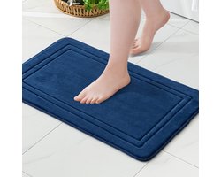 Zachte badkamermat - snel absorberend - antislip - 1 stuk - fluweel