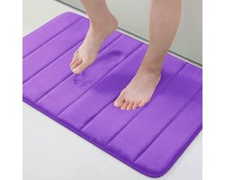 Zachte badmat - antislip - 1 stuk - microvezel-fluweel - 51 x 81 cm