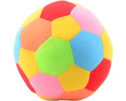 Zachte Bal - Zachte Bal voor Baby's en Peuters - Happy World - Soft Bal - Voor Babies - Stoffen Bal - Zachte Bal met Belletje - Rammel Bal - Bal van Stof