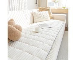 Zachte Corduroy Bankhoezen - Dikke Wasbare Meubelbeschermer voor 2- en 3-/4-zits Banken