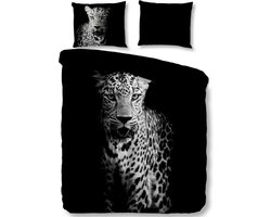 Zachte Dekbedovertrek Tweepersoons Leopard | 200x200/220 | Soepel En Kleurecht | Strijkvrij