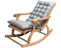 Zachte en comfortabele kussens voor schommelstoelen, chaise longues en tuinmeubelen met antislip en bevestigingsriemen