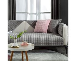 Zachte Flanellen Bankhoes en Zitvlakbeschermer voor 2, 3, en 4-zits Banken | Antislip