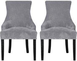 Zachte Fluweel Stof Hoes voor Vleugelstoel en Oorfauteuil - Elastische Beschermhoes