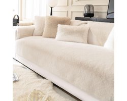 Zachte Fluwele Bankovertrek Antislip Bankhoes voor 1-, 2-, 3-, 4-zits Bank en Sofa Beschermhoes