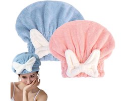 Zachte Hoofd Handdoek - Licht Roze