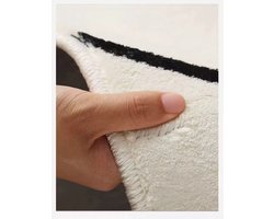 Zachte, huidvriendelijke vloermat Geschikt voor woonkamer en entree (50*80 cm, rood)