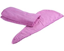 Zachte Katoenen Saunakilt voor Dames met Elastische Lus en Haarband | Badwrap