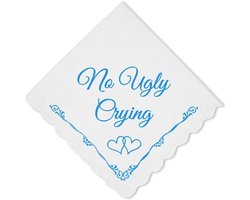Zachte Katoenen Zakdoeken voor Bruiloften, Premium Geborduurde Handkerchiefs, Klassieke Zakdoeken voor Mannen en Vrouwen, Perfect voor Feestjes en Ceremonies
