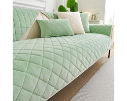 Zachte Melkfleece Bankhoes - Antislip & Wasbaar voor 1, 2 & 3 Zits Banken en Hoekbanken