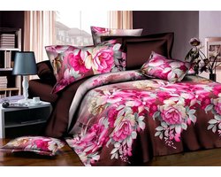 Zachte Pluche Dekbedovertrek Set 160x200 met Teddybeer - Warm & Knus