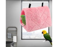 Zachte Pluche Hangmat Tent voor Vogels en Kleine Huisdieren - Warme Bedden voor Papegaaien, Hamsters en Parkieten
