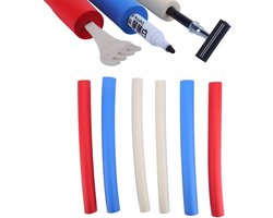 Zachte Schuim Tubes - 6 Stuks Grip Tubing voor Non-slip Handvatten, Geschikt voor Bestek, Pennen en Scheerapparaten, Ideaal voor Personen met Beperkte Grip en Coördinatie