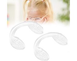 Zachte silicone neuspads voor kinderen - 20 paar antislip neuspads voor brillen en zonnebrillen accessoires