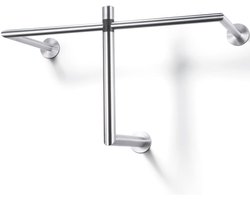 Zack Abilio Wandkapstok met 5 Houten Kapjes - Modern & Stevig