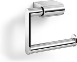 Zack Atore toiletrolhouder zonder klep 12,4x10,4x5,4cm Spiegelglans RVS
