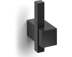 Zack Carvo Handdoekhaak - 7x5cm - enkel - zwart