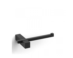 Zack Carvo toiletrolhouder - zwart gepoedercoat RVS