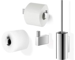 ZACK Linea toilet accessoireset 4-in-1 RVS Glans