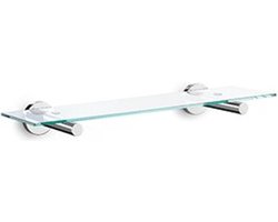 Zack Scala planchet 50x12x6cm helder glas RVS