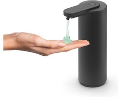 Zack Tervo lotiondispenser met sensor 6.3x18.8cm RVS zwart