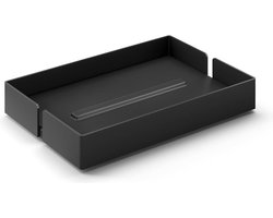 Zack zeepschaal Potes zwart rvs - staand - 40537