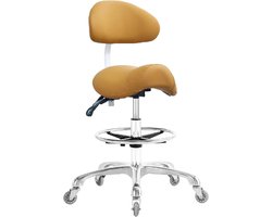 Zadelkruk op Wielen - Kapperskruk Ergonomisch - Tabouret