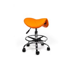 Zadelkruk Oranje - Laag, Met voetring