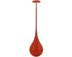 Zafferano Dondolina - Oplaadbare LED-tafellamp IP65, draadloos, touchdimmer - Italiaans design, rode kleur