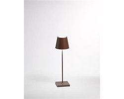 Zafferano Poldina Pro Lamp - Bruin/ Roest - H38cm