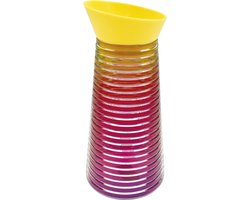 Zak!Designs Swirl - Waterkaraf - 1 liter - Regenboog Warm