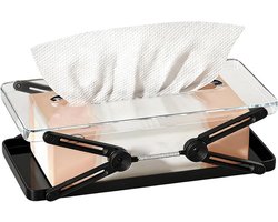 Zakdoekjes Doosje,Verstelbare Zakdoekjes Opbergdoos - Servettendispenser Voor Badkamer | voor Eetkamers Woonkamers Dressoirs Bruiloften en Keukens
