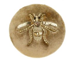 Zakspiegel Bijen, goud Ø8x0,8cm