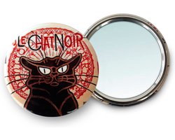 Zakspiegeltje, Ø 80 mm, Le chat Noir, Theophile Steinlen