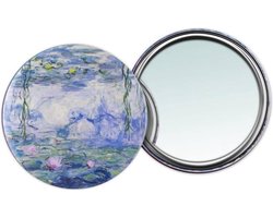 Zakspiegeltje Ø 80 mm, Monet, Waterlelies
