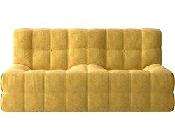 Zakstoel, Modern Design Vloerbank, Grote Accent Fauteuil voor Woonkamer, Slaapkamer, Kantoor, Geel