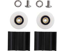 Zalen Kas Deur Wiel Vervanging Kits 22mm Kas Kas Kas Deur Hallen Wielen Schuifglazen Deur Gemakkelijk Deur Wielen